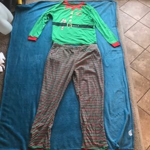 Team Elf Christmas PJs